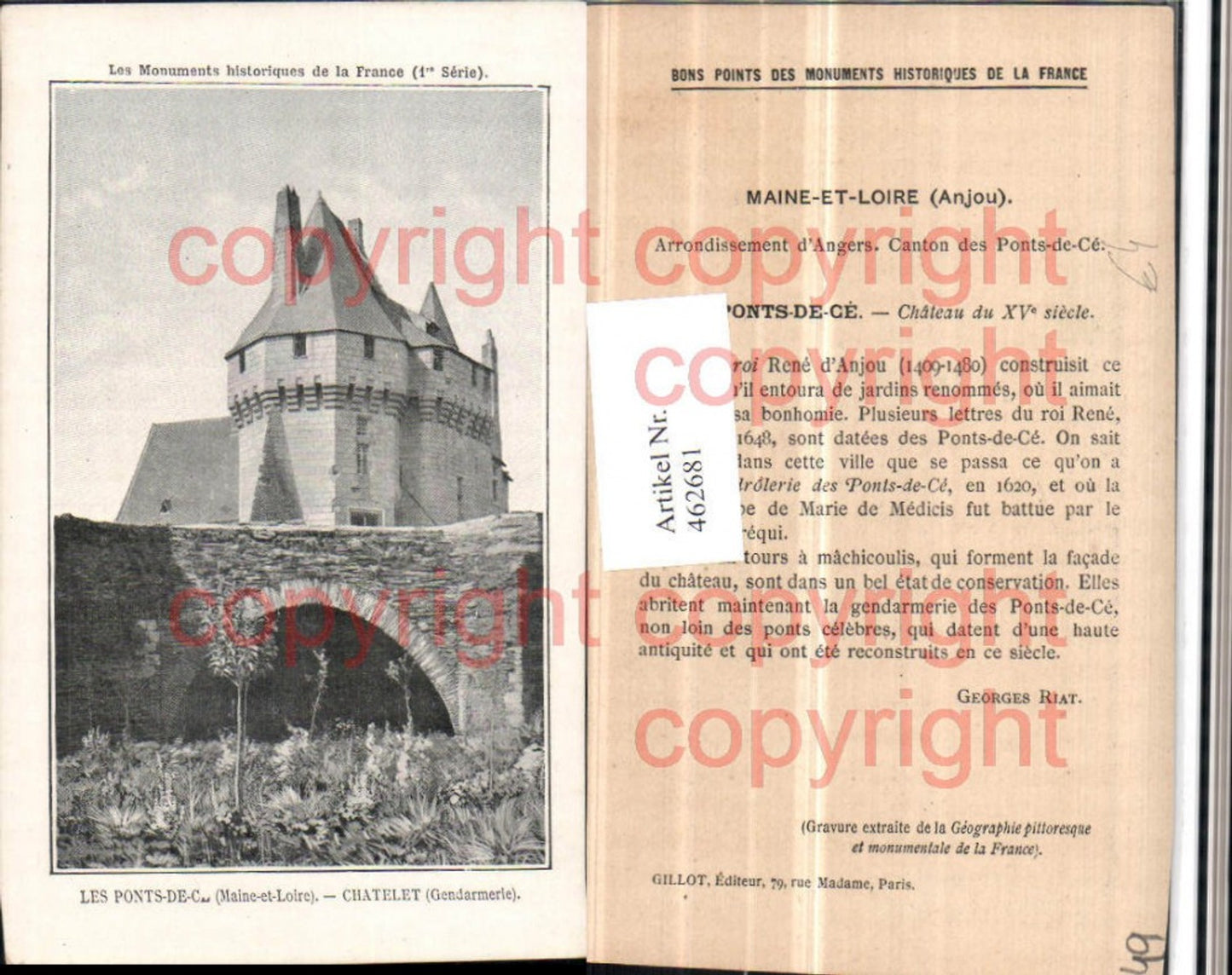 462681,Pays de la Loire Maine-et-Loire Les Ponts-de-Ce Chatelet Schloss