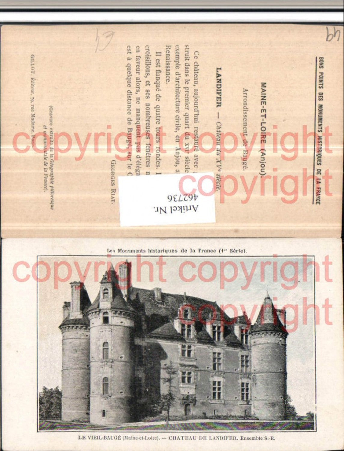 462736,Pays de la Loire Maine-et-Loire Le Vieil-Bauge Chateau Landifer Schloss