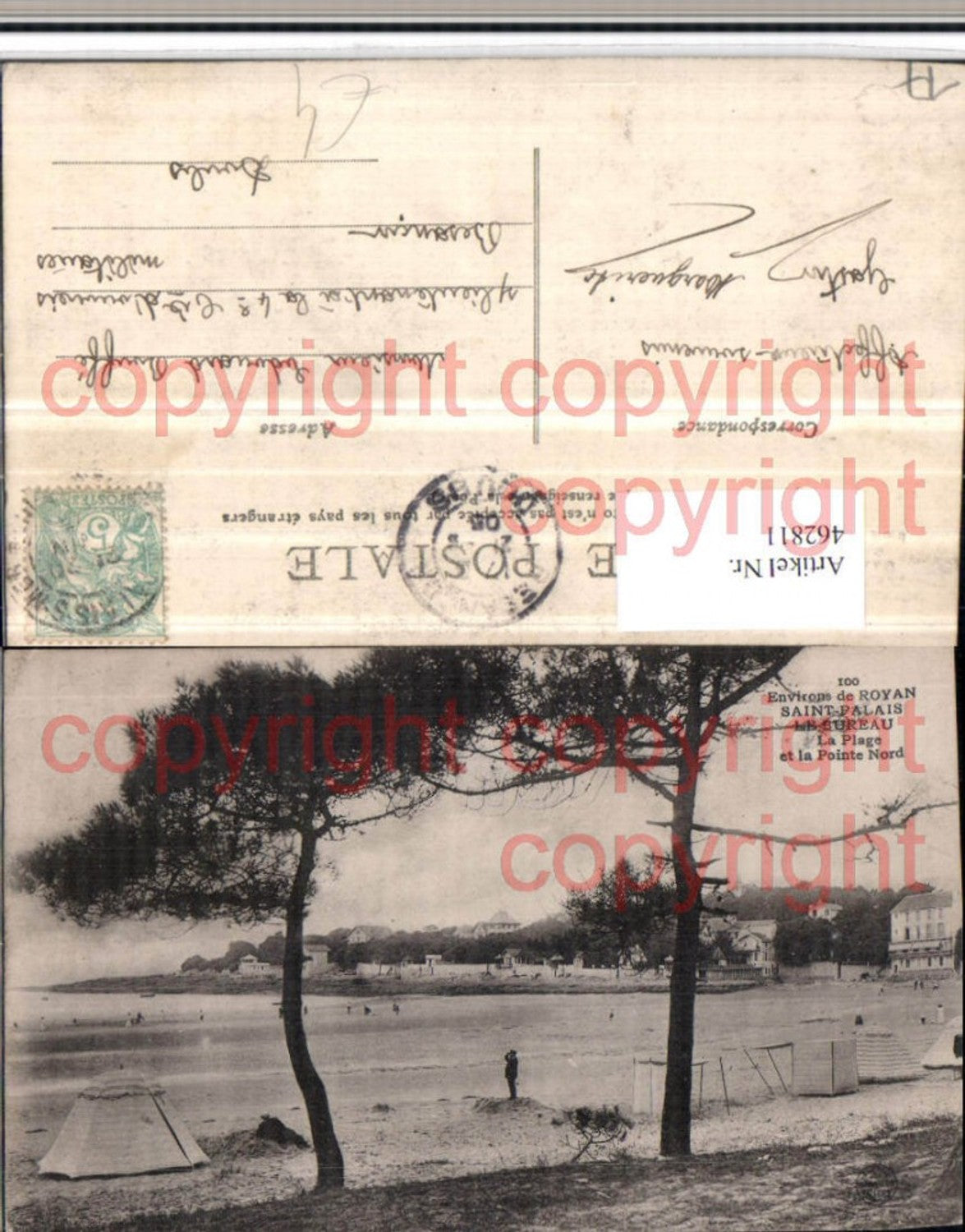 462811,Poitou-Charentes Charente-Maritime Royan Saint-Palais le Bureau Plage Strand