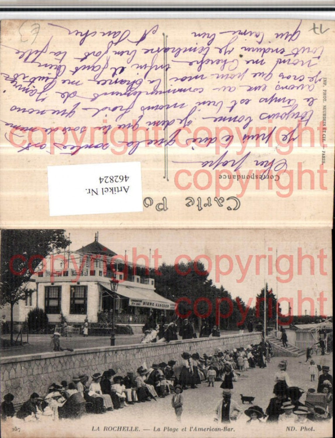 462824,Poitou-Charentes Charente-Maritime La Rochelle Plage et American-Bar