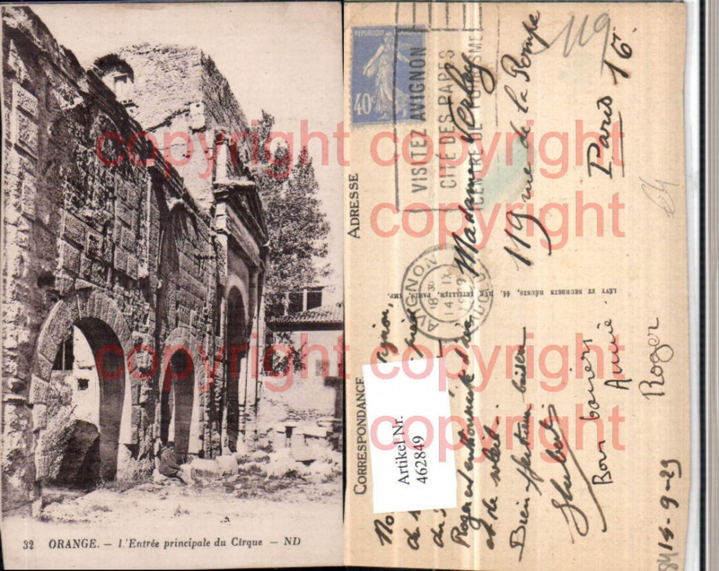 462849,Provence-Alpes-Cote-Azur Vaucluse Orange Entree du Cirque Tor Portal