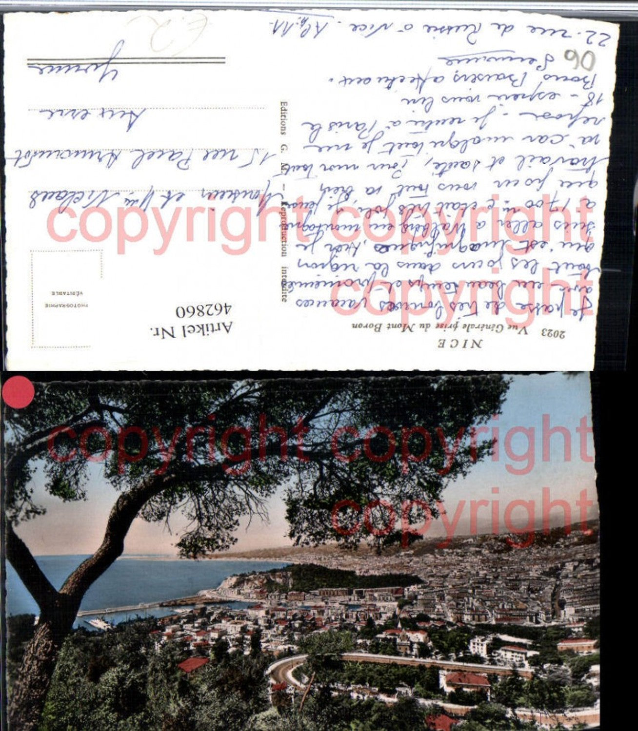 462860,Provence-Alpes-Cote-Azur Alpes-Maritimes Nice Nizza Vue Generale Totale