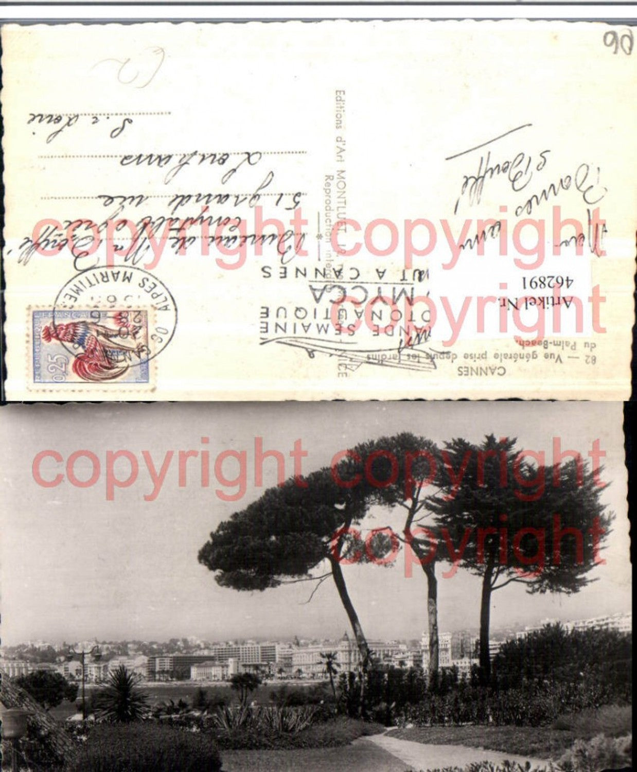 462891,Provence-Alpes-Cote-Azur Alpes-Maritimes Cannes Vue generale Teilansicht