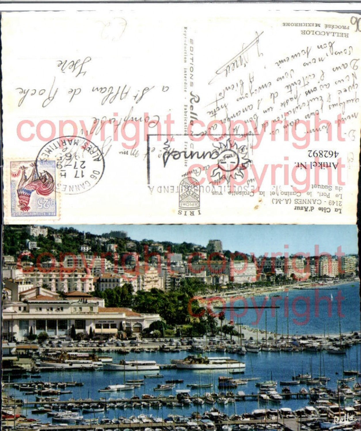 462892,Provence-Alpes-Cote-Azur Alpes-Maritimes Cannes Port et Casino Hafen Boote