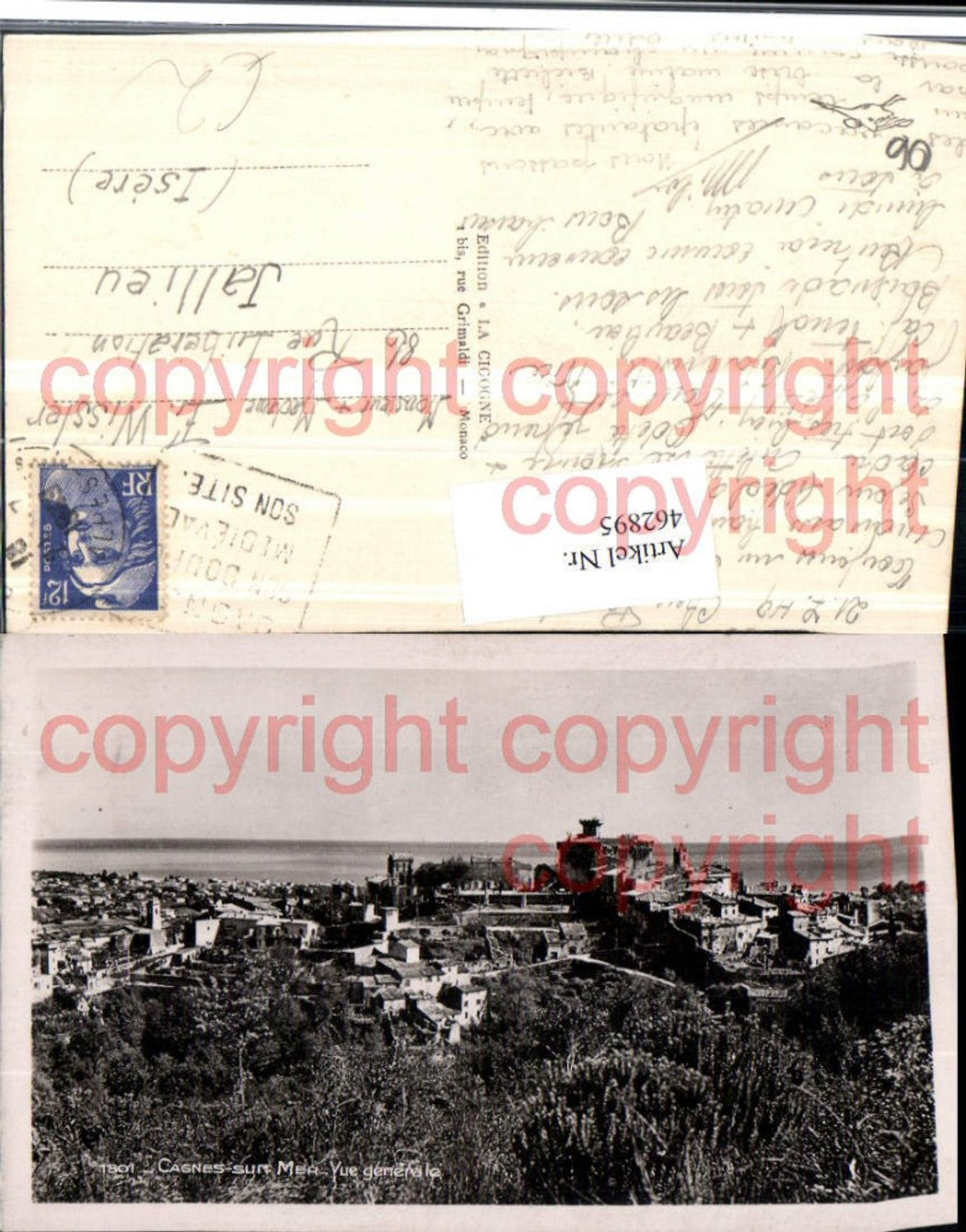 462895,Provence-Alpes-Cote-Azur Alpes-Maritimes Cagnes-sur-Mer Vue generale Totale