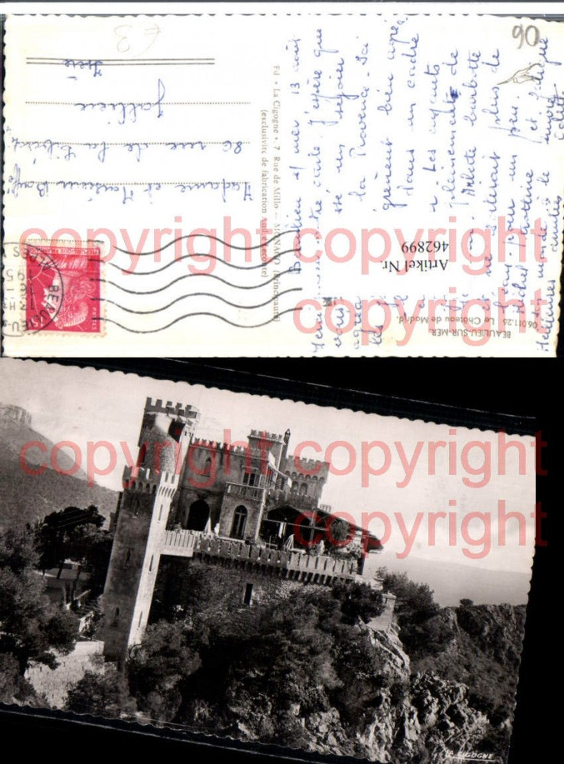 462899,Provence-Alpes-Cote-Azur Alpes-Maritimes Beaulieu-sur-Mer Chateau Madrid Schloss