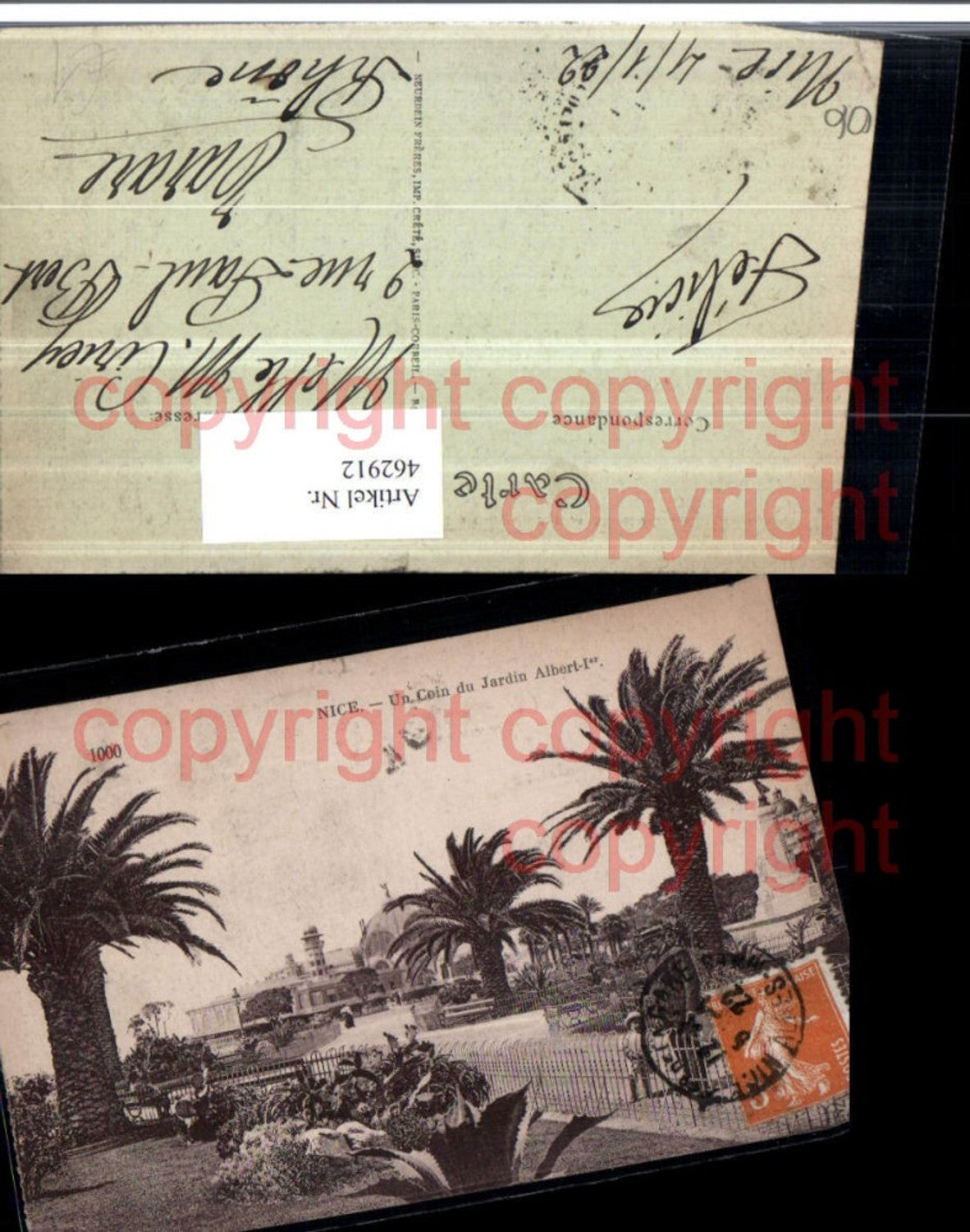 462912,Provence-Alpes-Cote-Azur Alpes-Maritimes Nice Nizza Jardin Albert Palmen