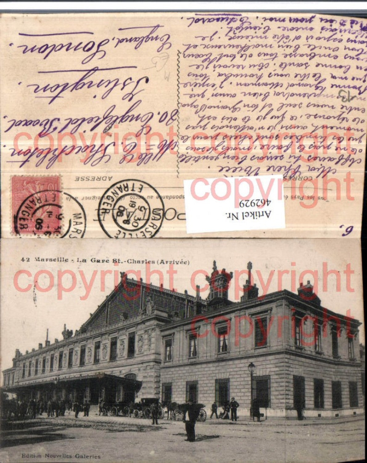 462929,Provence-Alpes-Cote-Azur Bouches-de-Rhone Marseille Gare St-Charles Bahnhof