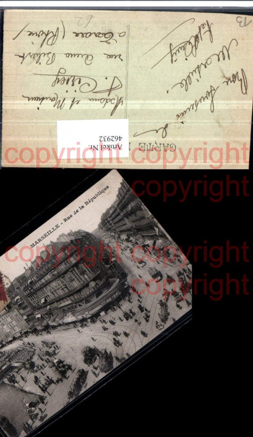 462932,Provence-Alpes-Cote-Azur Bouches-de-Rhone Marseille Rue Republique Straße