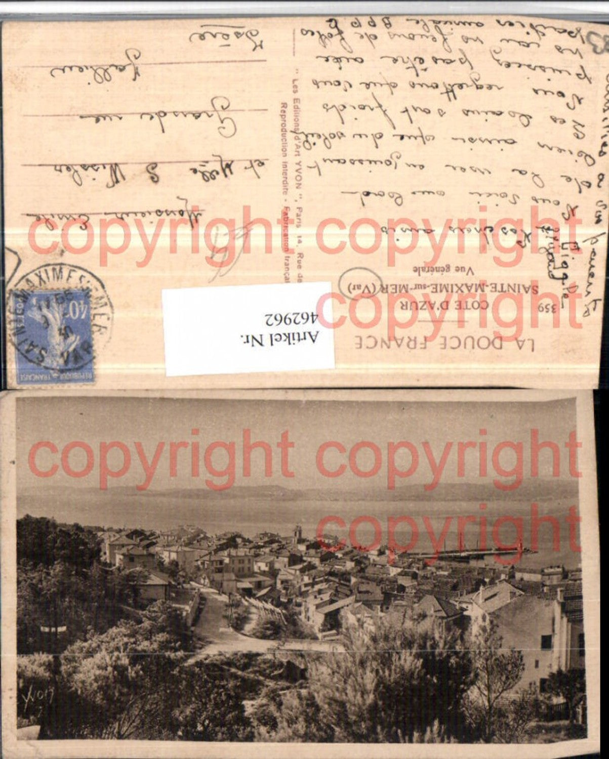 462962,Provence-Alpes-Cote-Azur Var Sainte-Maxime-sur-Mer Vue generale Totale