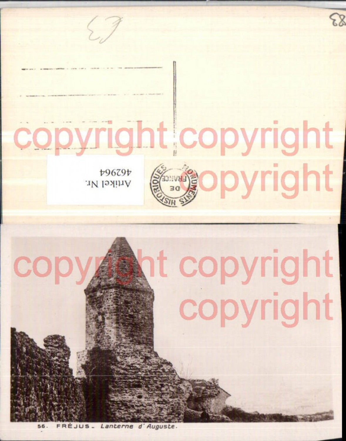 462964,Provence-Alpes-Cote-Azur Var Frejus Lanterne Auguste Turm