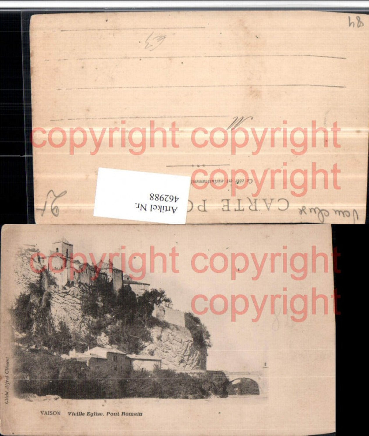 462988,Provence-Alpes-Cote-Azur Vaucluse Vaison Vieille Eglise Pont Romain Kirche