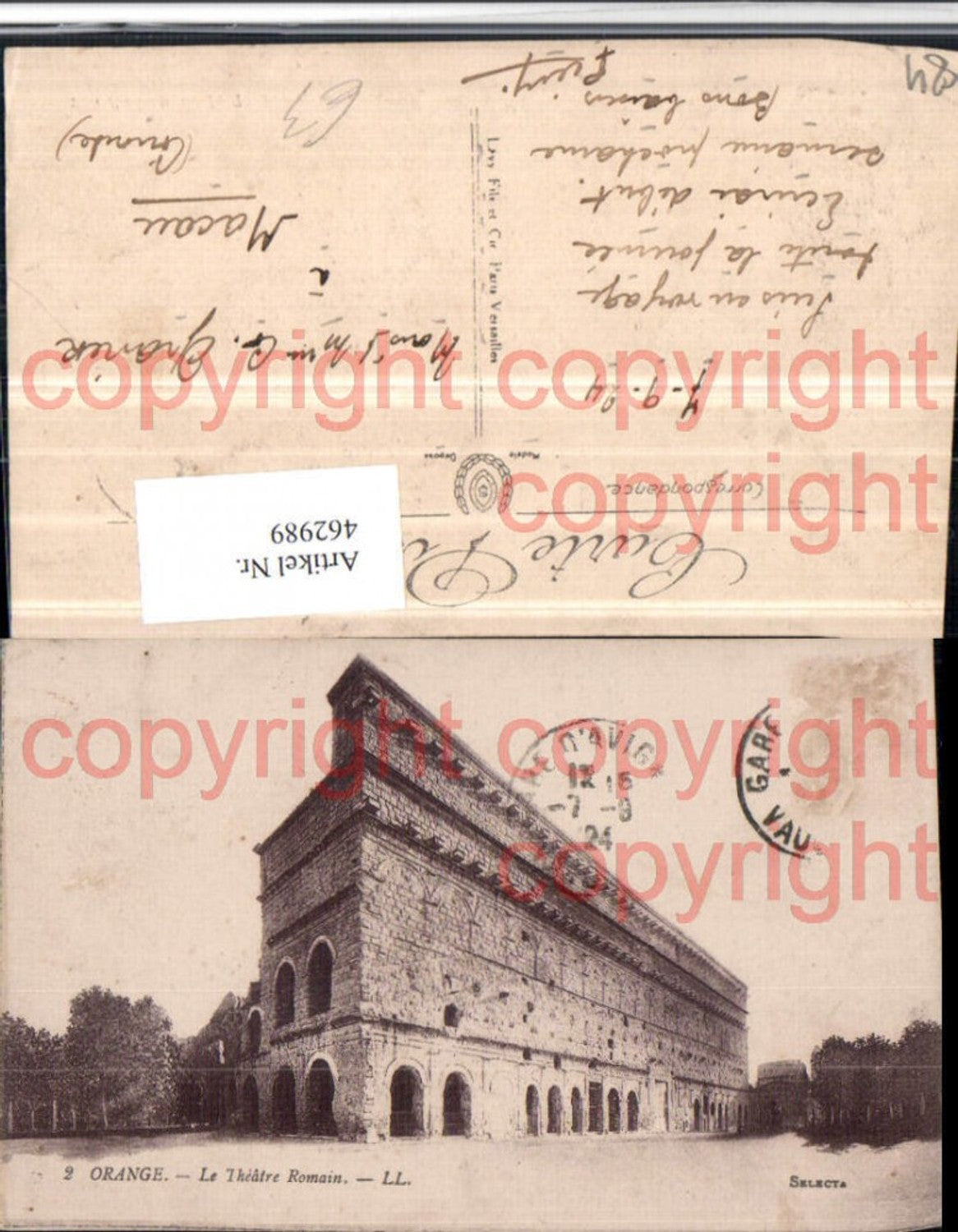 462989,Provence-Alpes-Cote-Azur Vaucluse Orange Theatre Romain Gebäude