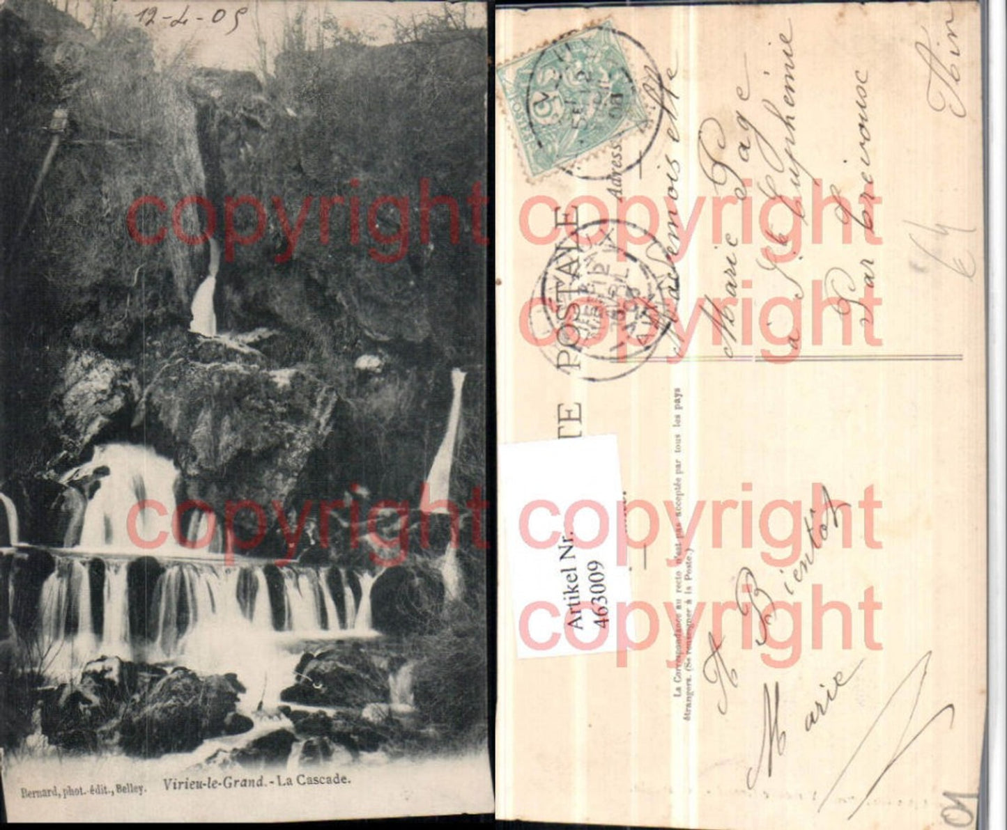 463009,Rhone-Alpes Ain Virieu-le-Grand Cascade Wasserfall