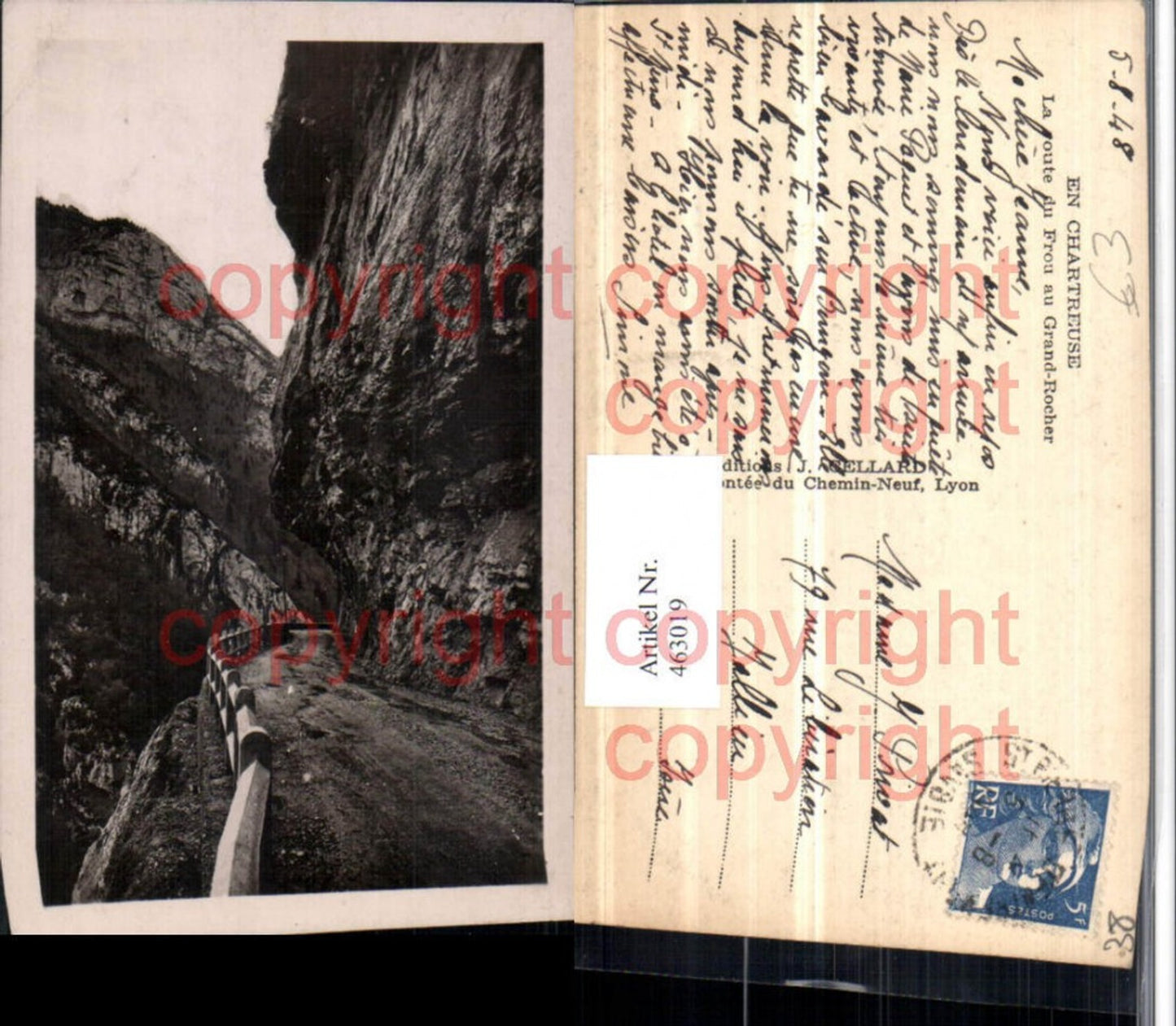 463019,Rhone-Alpes Isere Chartreuse Route du Frou au Grand-Rocher Straße Felsen