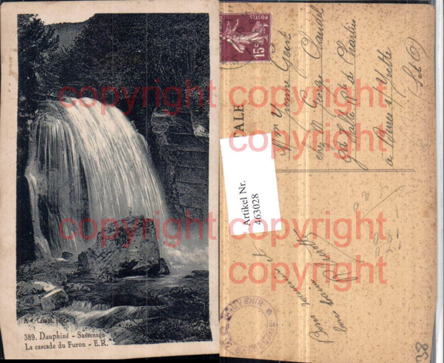 463028,Rhone-Alpes Isere Sassenage Cascade du Furon Wasserfall