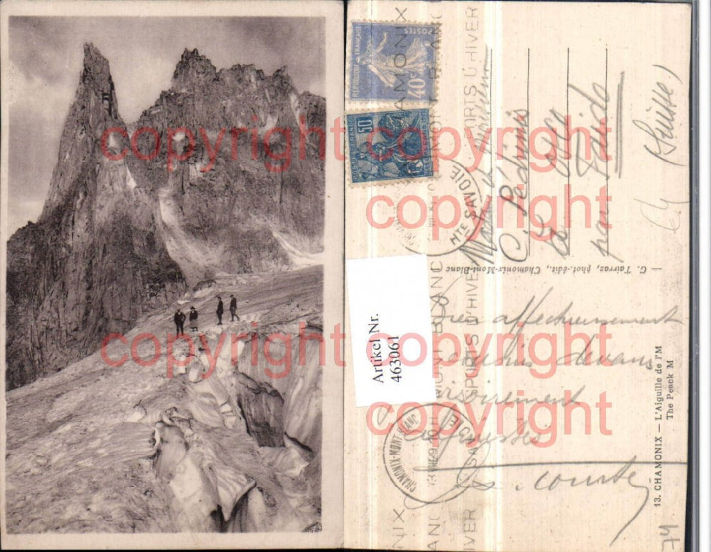 463061,Rhone-Alpes Haute-Savoie Chamonix Aiguille de I'M Berggipfel