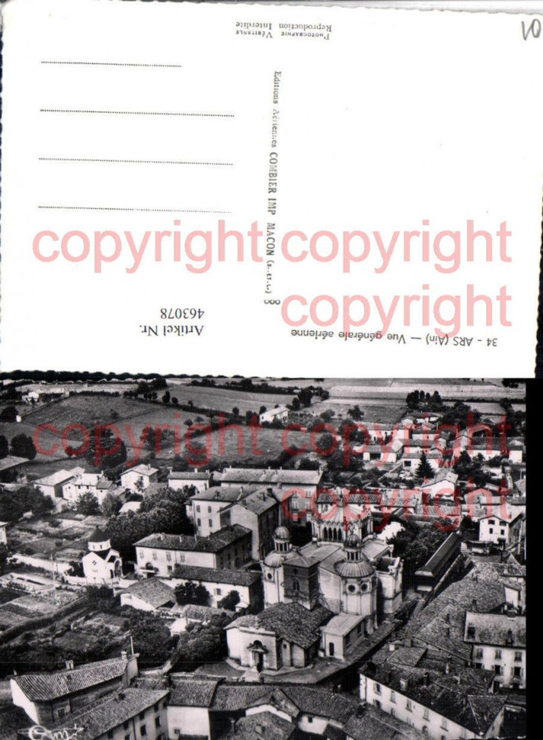 463078,Rhone-Alpes Ain Ars Vue generale aerienne Totale