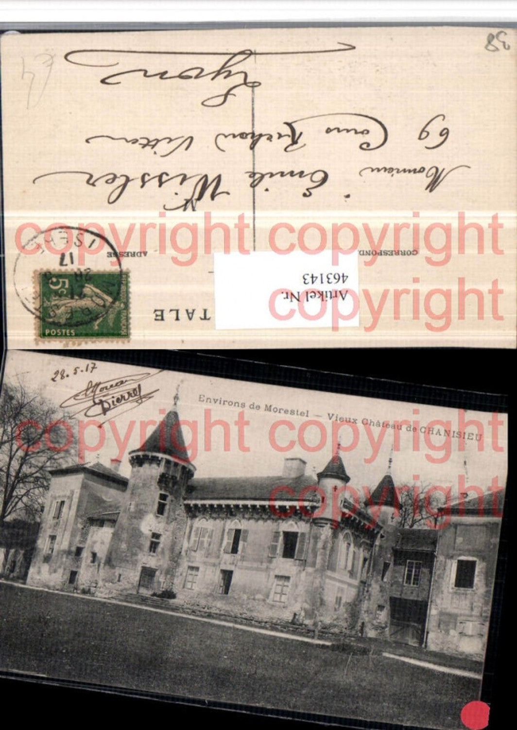 463143,Rhone-Alpes Isere Morestel Chateau Chanisieu Schloss