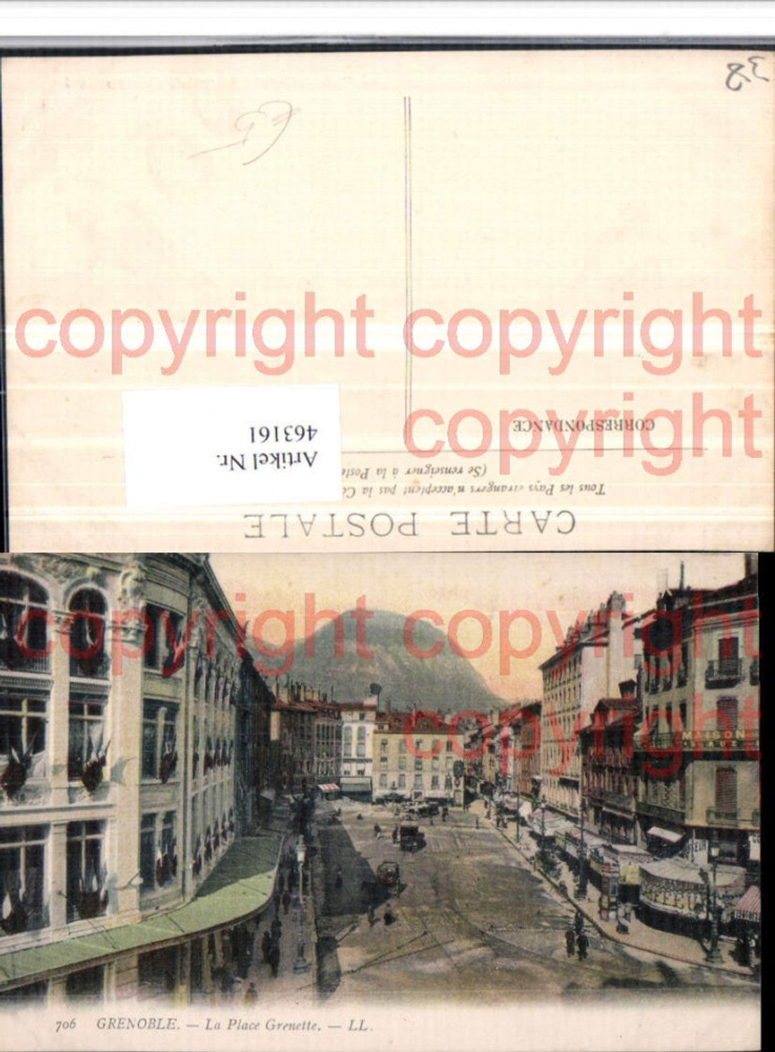 463161,Rhone-Alpes Isere Grenoble Place Grenette Platz