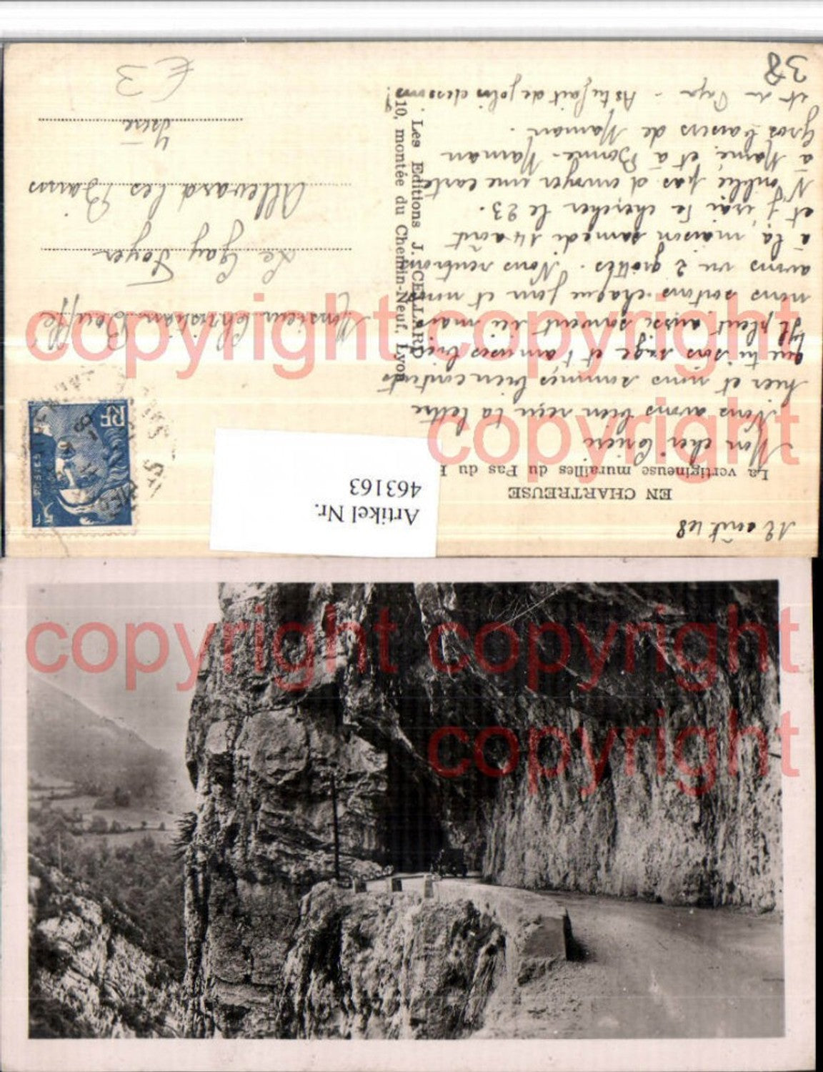 463163,Rhone-Alpes Isere Chartreuse vertigineuse murailles du Pas Frou Straße