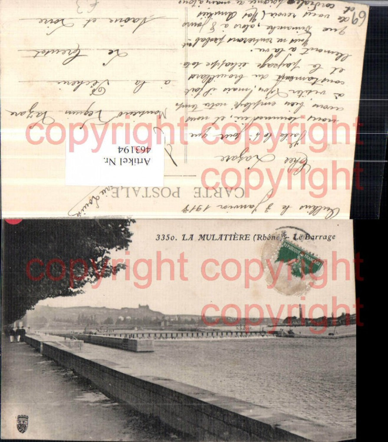 463194,Rhone-Alpes Rhone La Mulatiere Barrage Talsperre