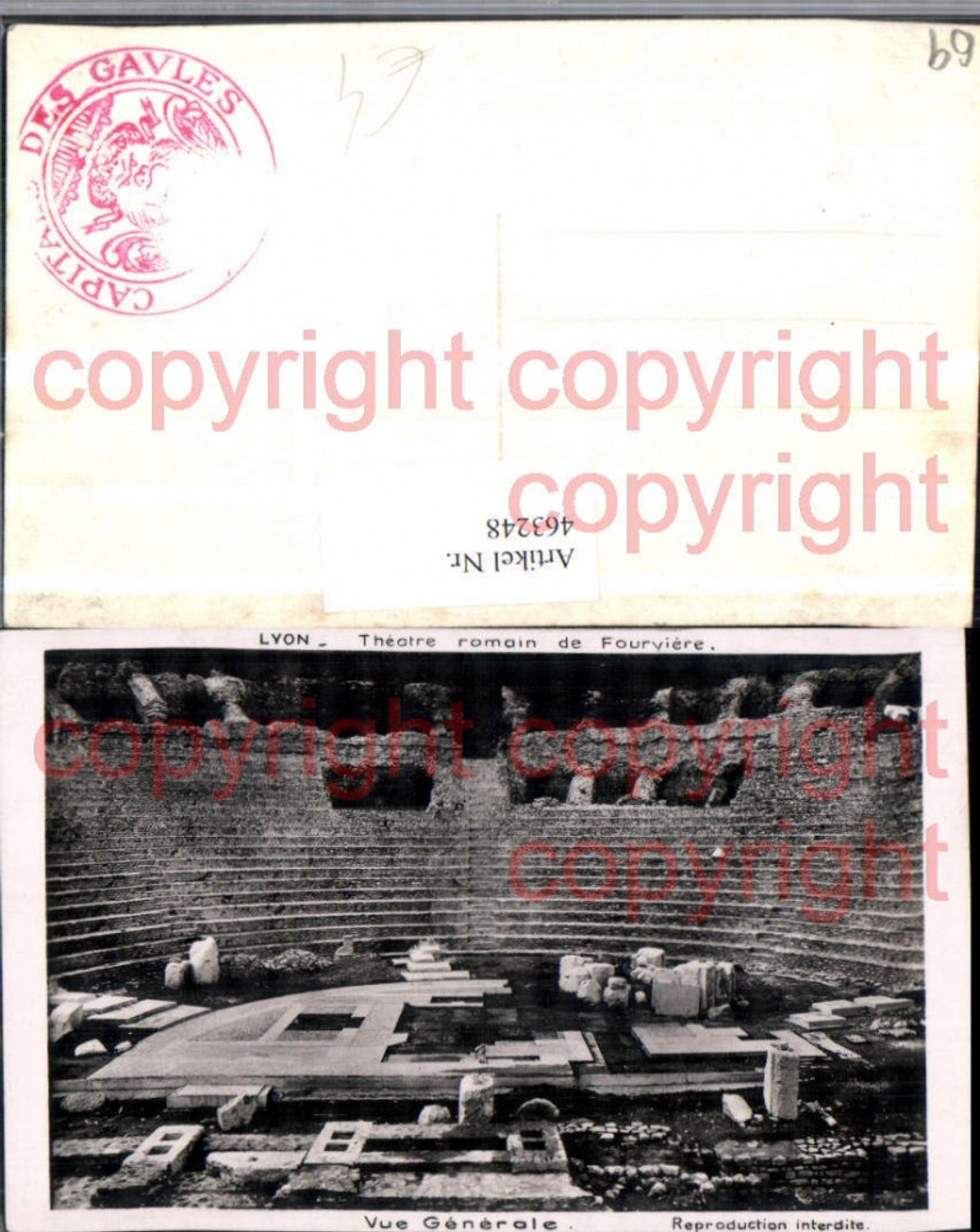 463248,Rhone-Alpes Rhone Lyon Theatre romain Fourviere Amphitheater