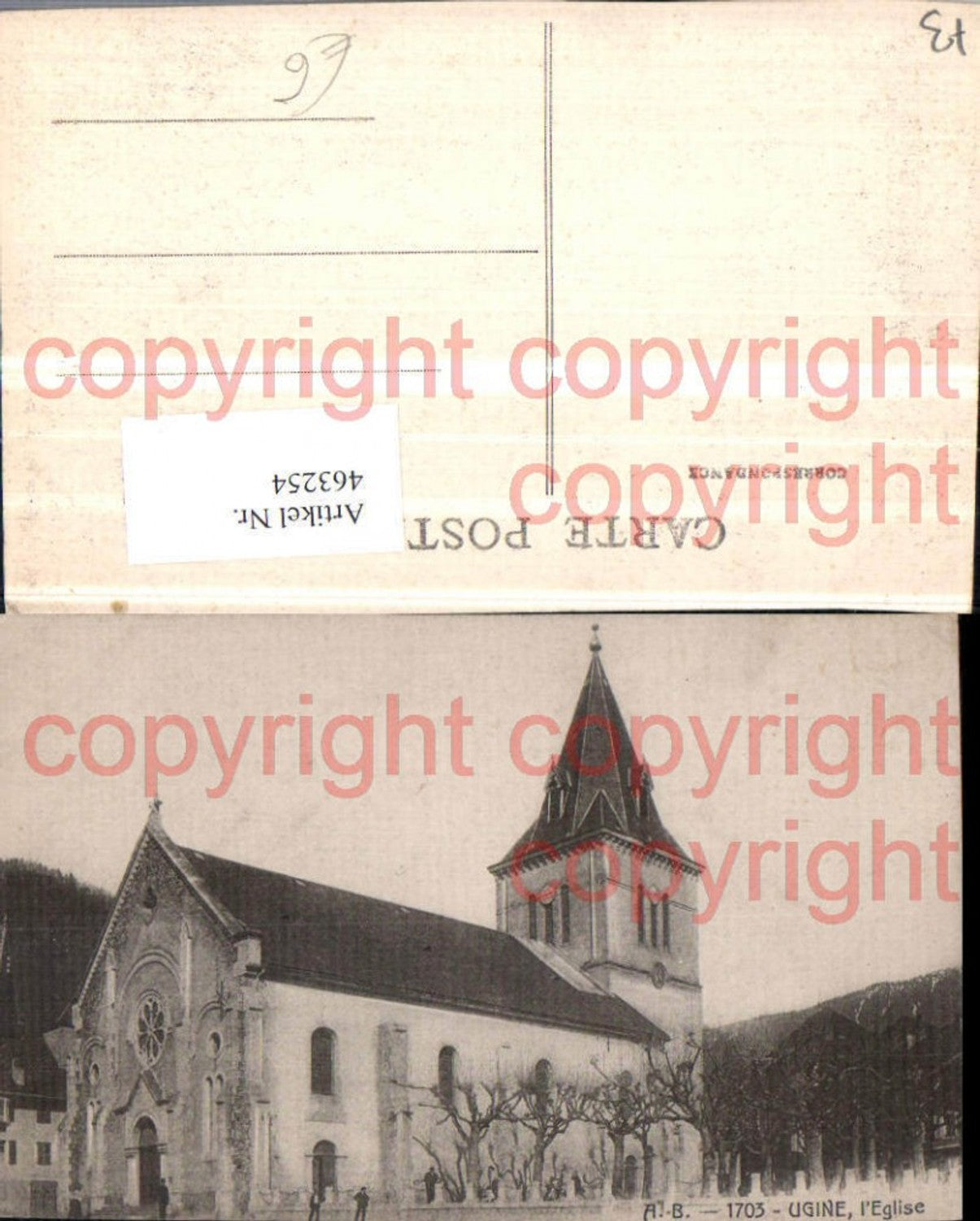 463254,Rhone-Alpes Savoie Ugine Eglise Kirche