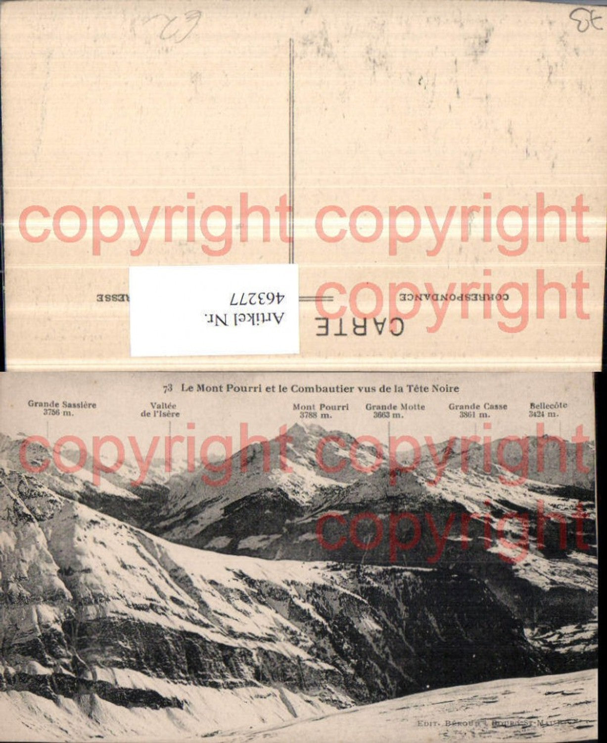 463277,Rhone-Alpes Savoie Mont Pourri et Combautier Bergkulisse