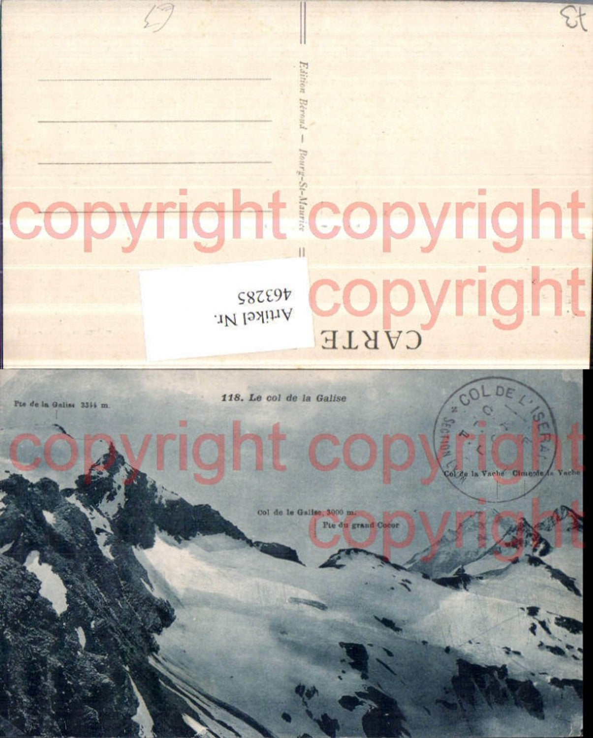 463285,Rhone-Alpes Savoie Le Col de la Galise Bergkulisse