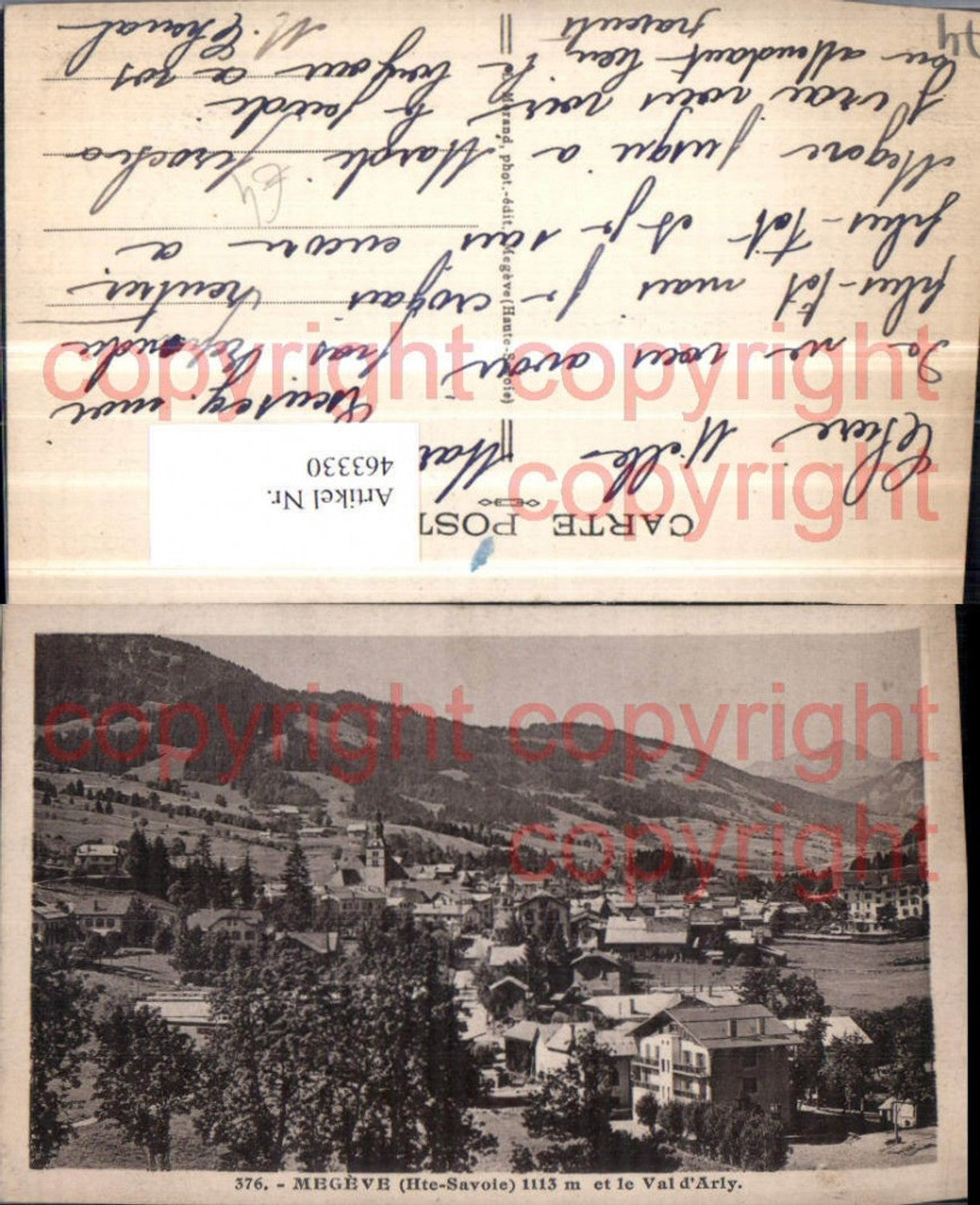 463330,Rhone-Alpes Haute-Savoie Megeve et le Val Arly Totale