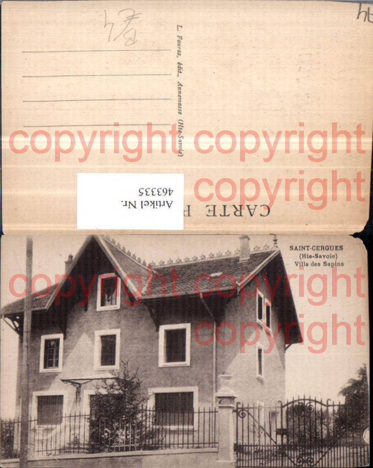 463335,Rhone-Alpes Haute-Savoie Saint-Cergues Villa des Sapins