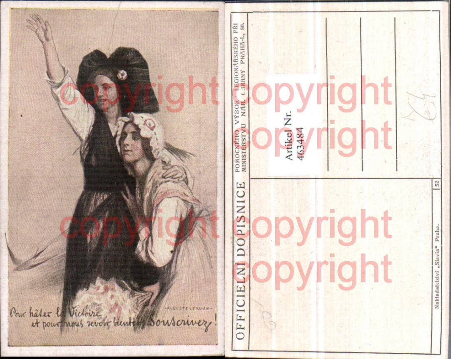 463484,Künstler AK Auguste Leroux Frauen Tracht