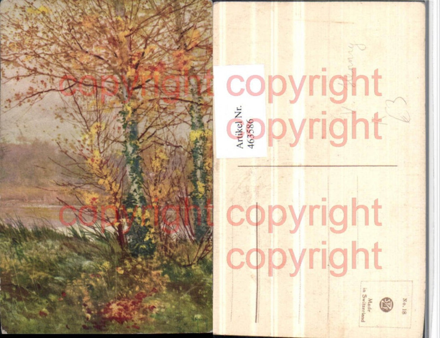 463586, Artist AK V. Henry Landscape Trees