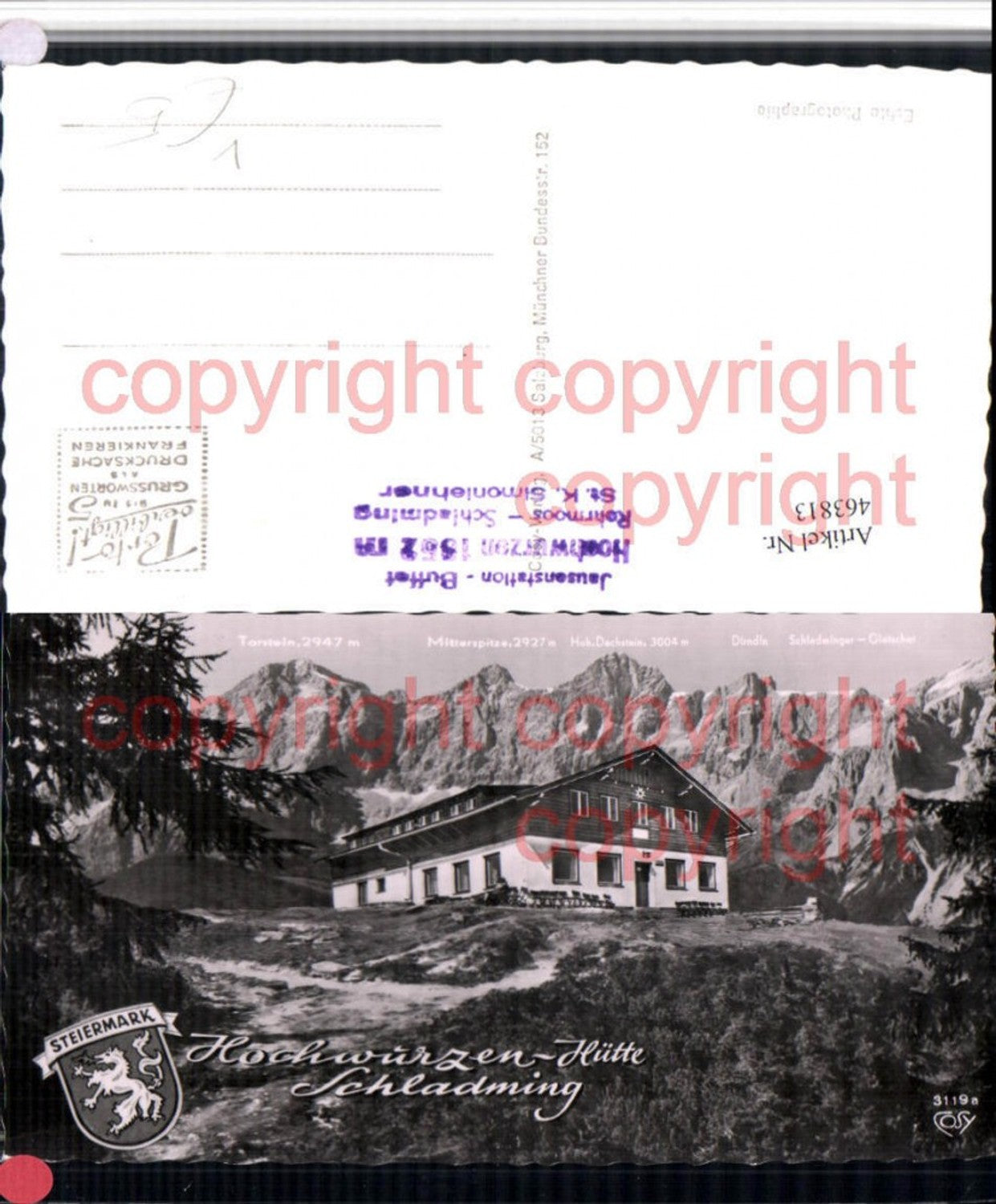 Alte Ansichtskarte – Old Postcard