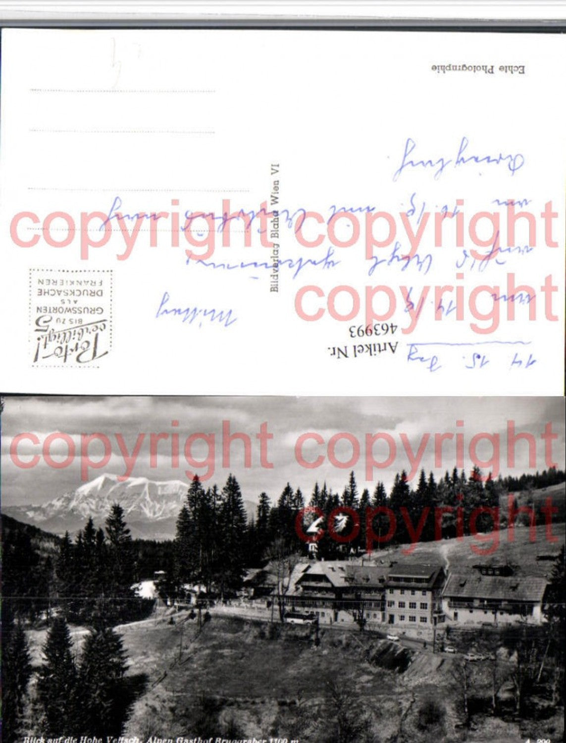 Alte Ansichtskarte – Old Postcard