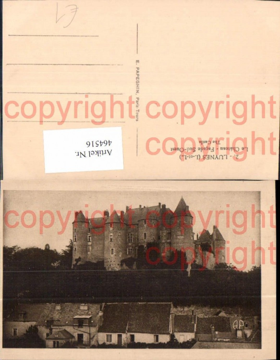 464516,Schloss Luynes Le Chateau Facade Sud-Quest