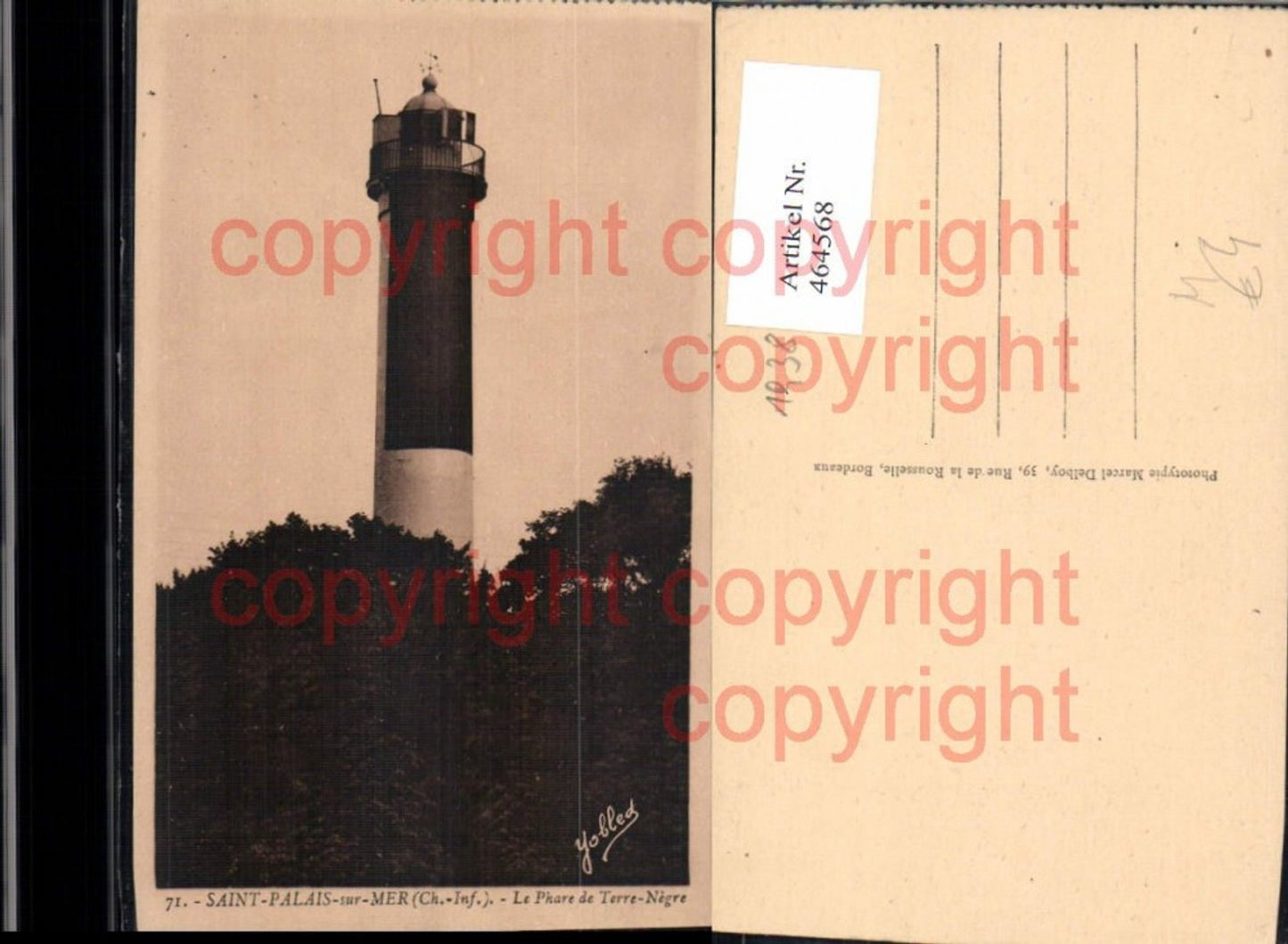 464568,Leuchtturm Saint-Palais-sur-Mer Le Phare de Terre-Negre