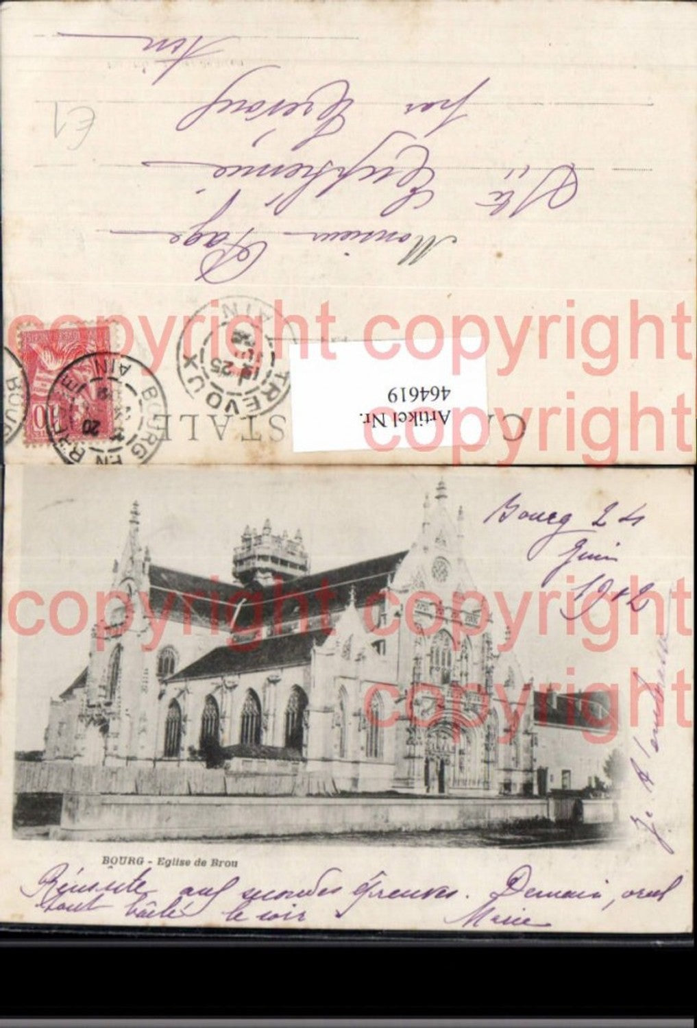 464619,Kirche Bourg Eglise de Brou