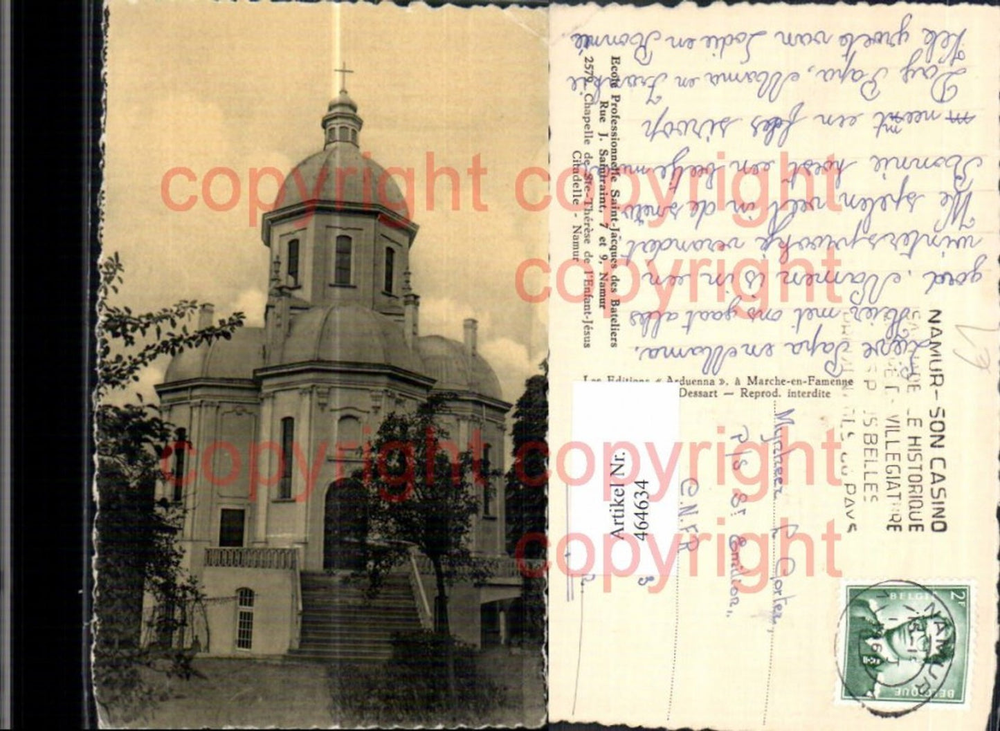 464634,Kirche Namur Chapelle de Ste-Therese de l Enfant-Jesus