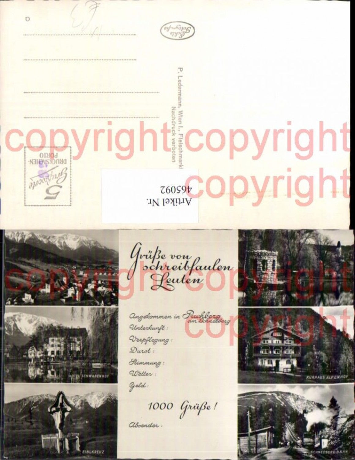 Alte Ansichtskarte – Old Postcard