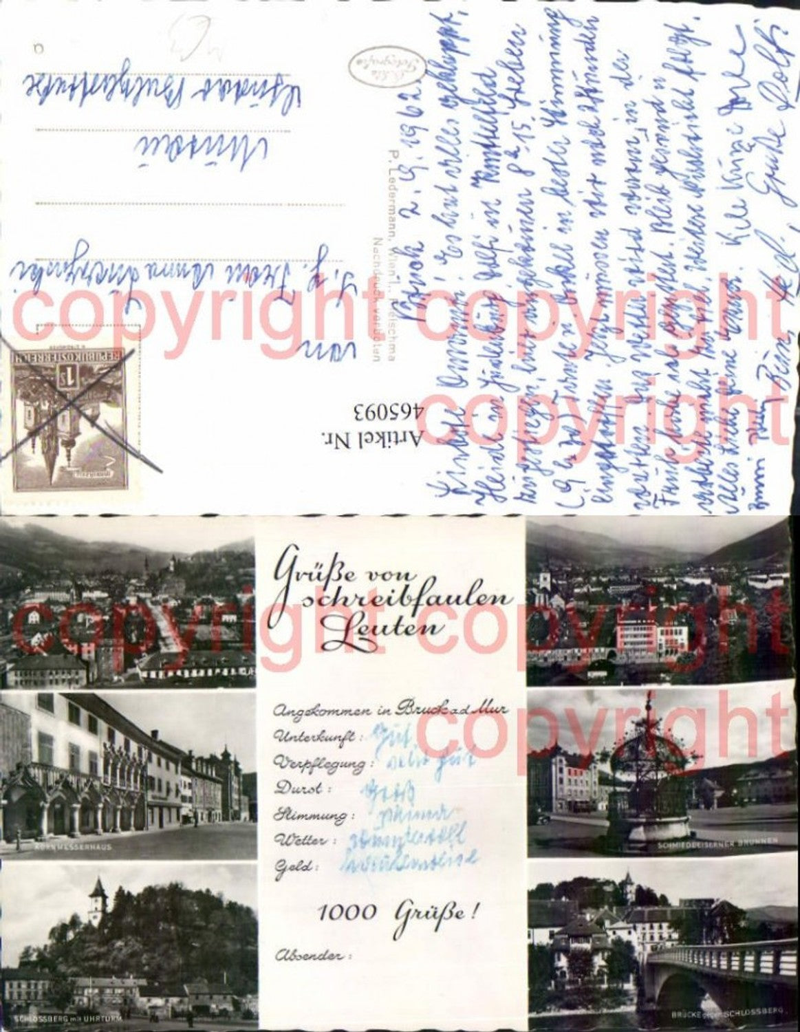 Alte Ansichtskarte – Old Postcard