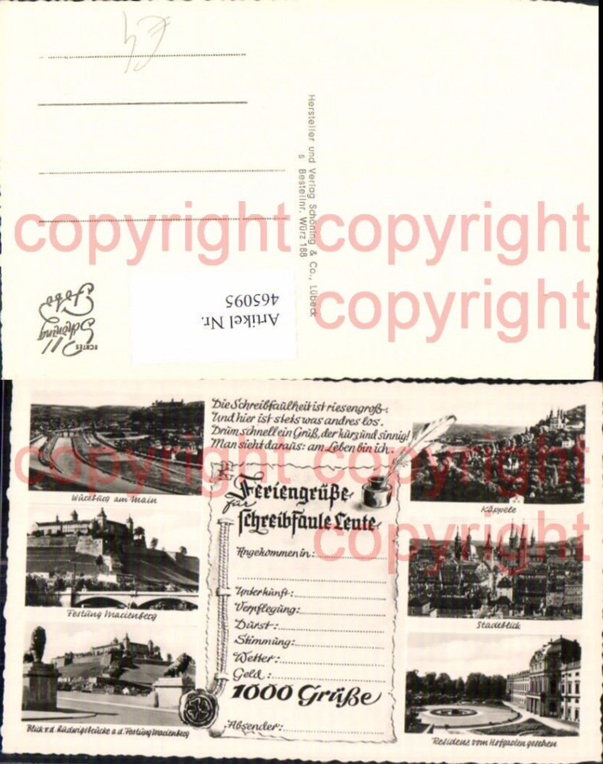 Alte Ansichtskarte – Old Postcard