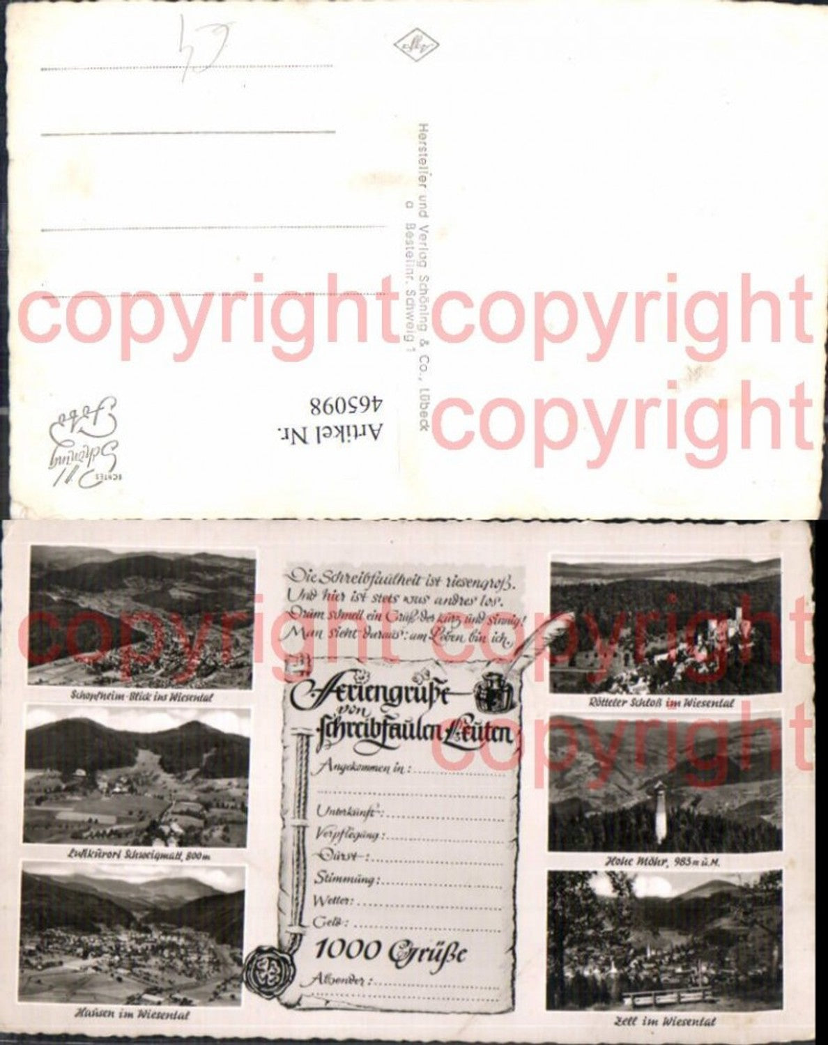 Alte Ansichtskarte – Old Postcard