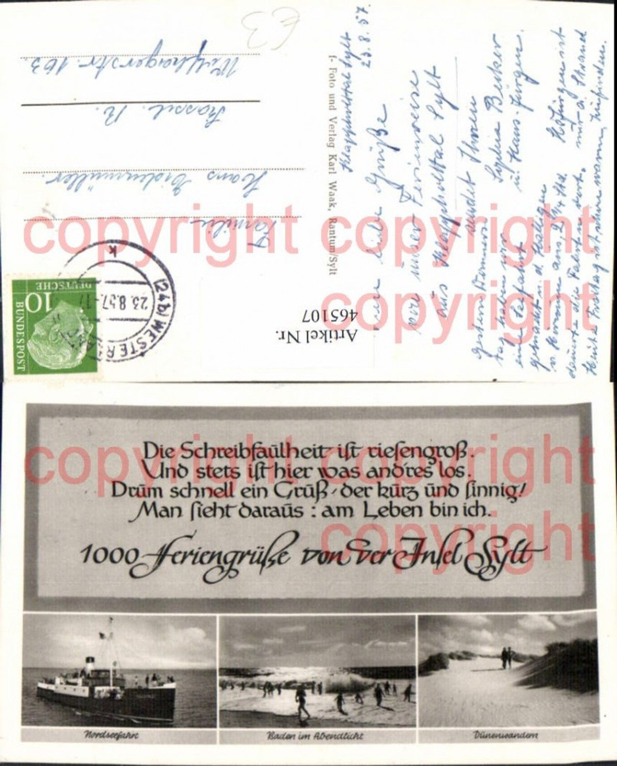 Alte Ansichtskarte – Old Postcard