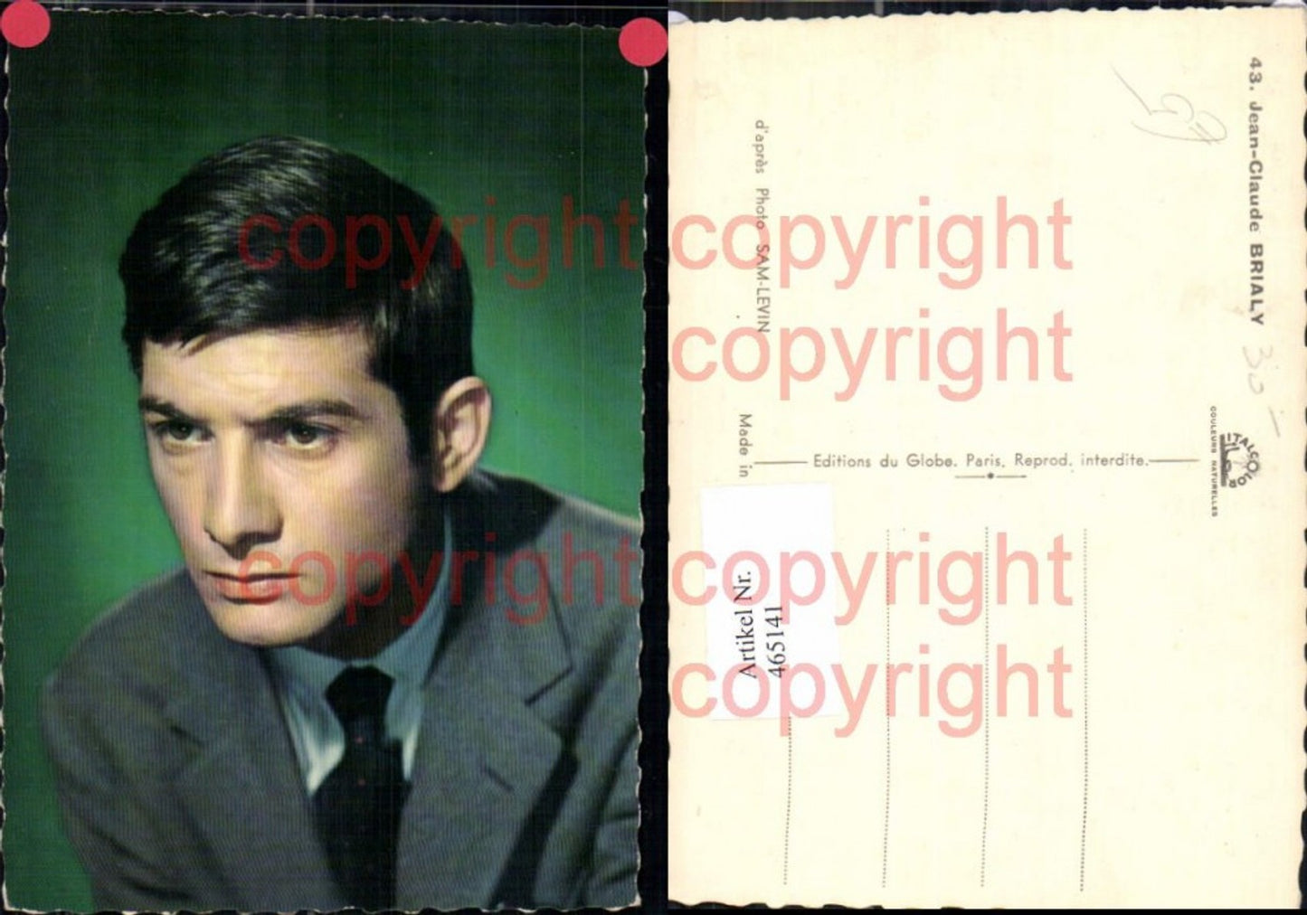 465141,Schauspieler Jean-Claude Brialy