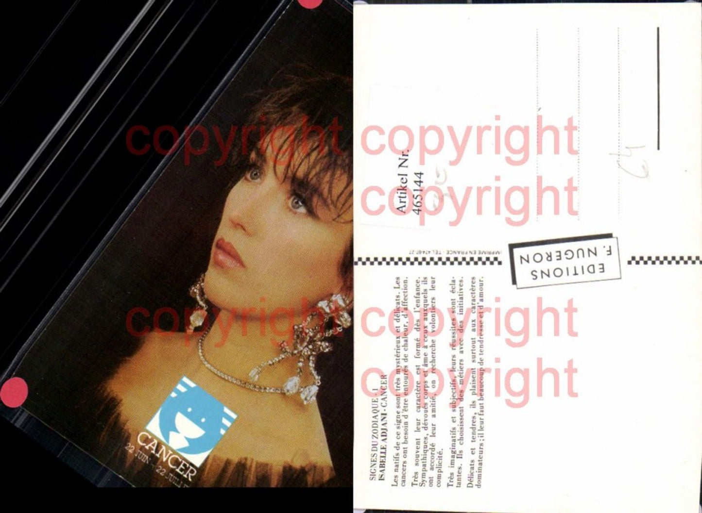 465144,Schauspielerin Isabelle Adjani