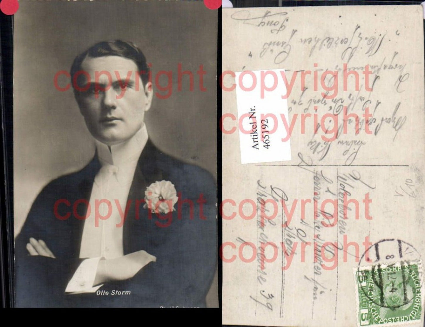 465192,Schauspieler Otto Storm pub B.K.W.I.