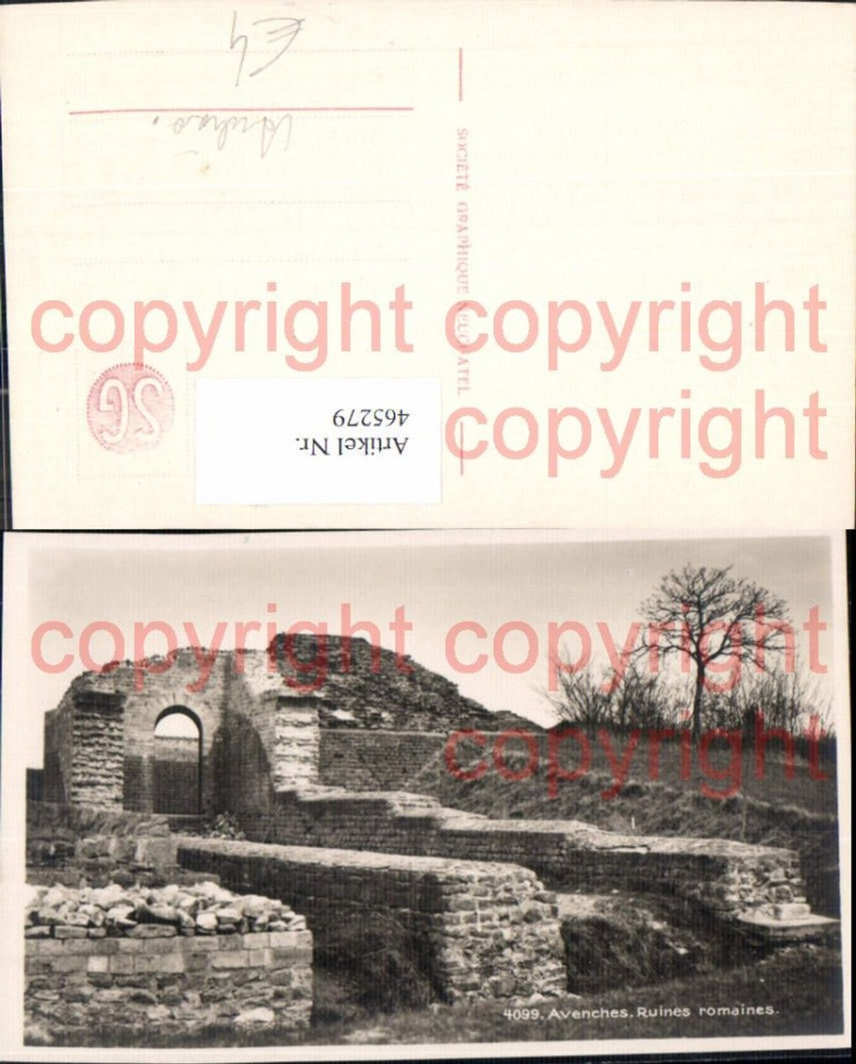 465279,Avenches Ruines romaines Ruine Archäologie Ausgrabung