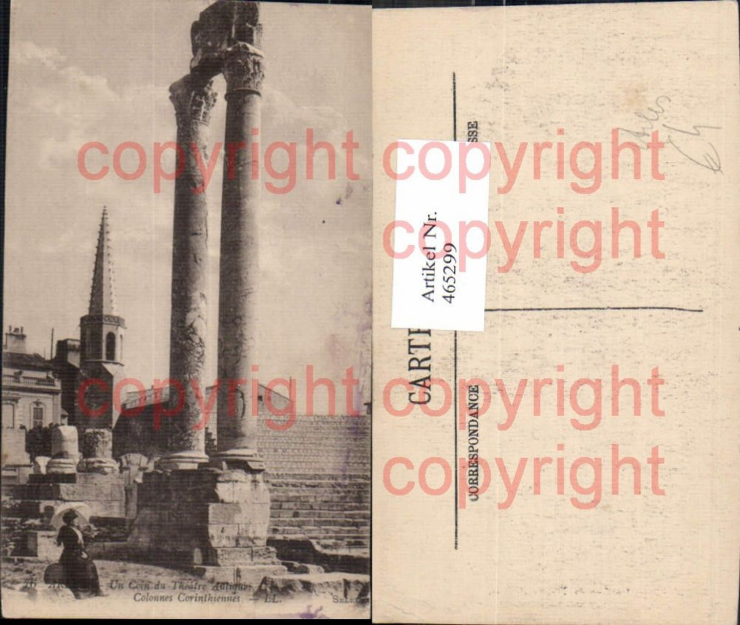 465299,Arles Un Coin du Theatre Anitique Antike Archäologie Ausgrabung